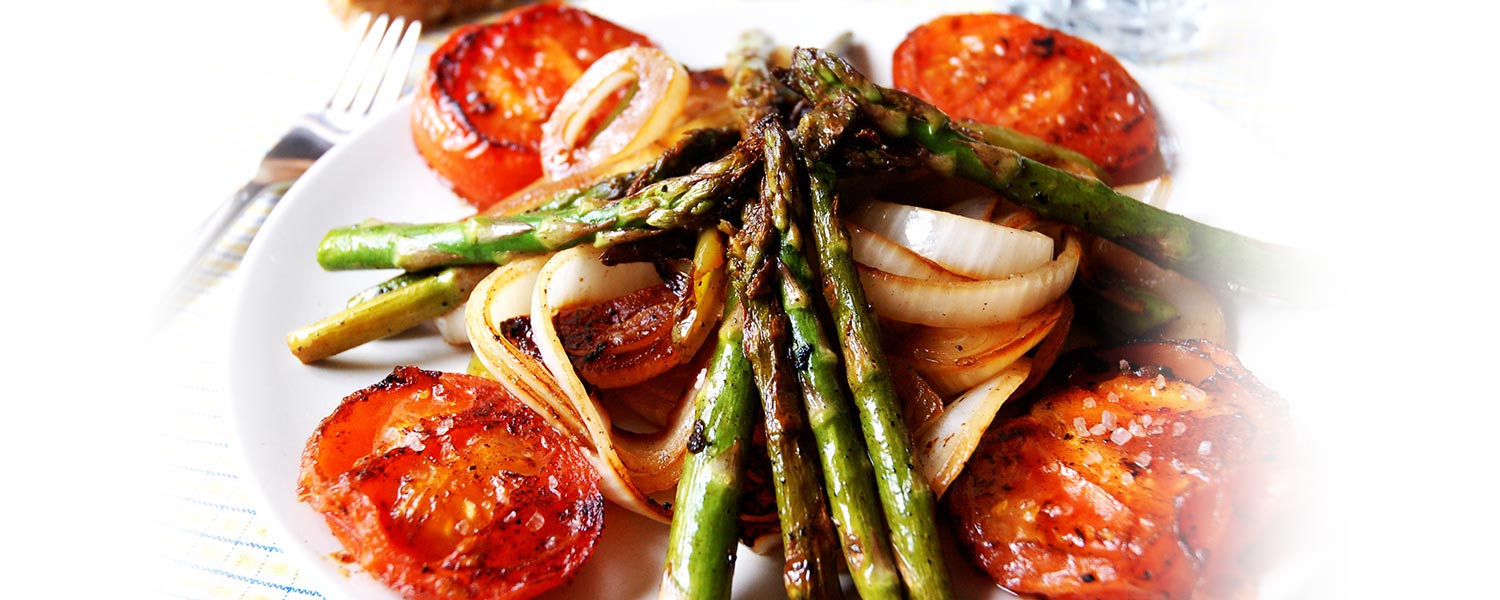 Grilled and prefried vegetables and Mixes