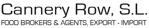 Cannery Row. Food Brokers & Agents. Export – Import Logo